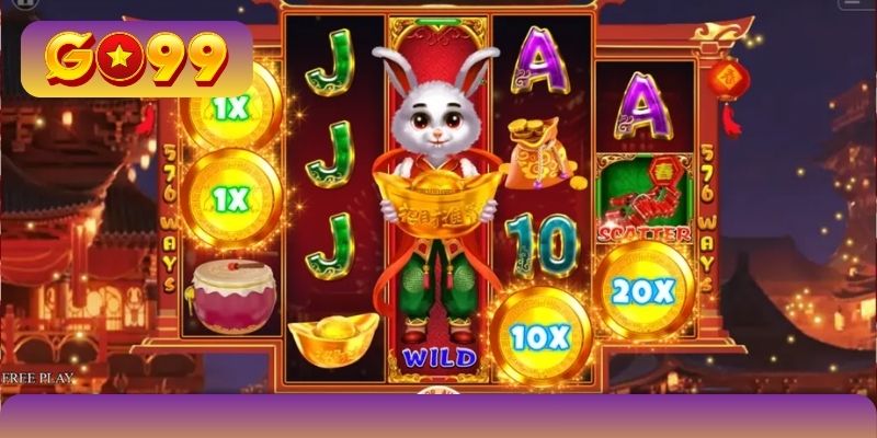 Biểu tượng game quay nổ hũ Thỏ May Mắn