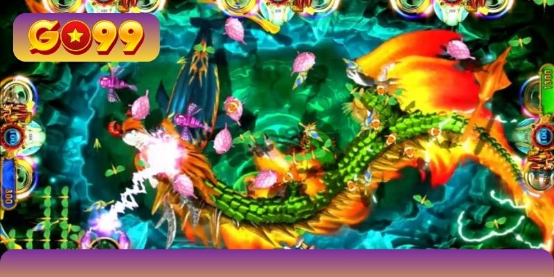 Tính điểm và nhân thưởng game Dragon Ocean King