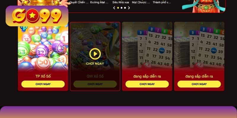Vận hành mượt mà của sảnh Xổ số tại GO99